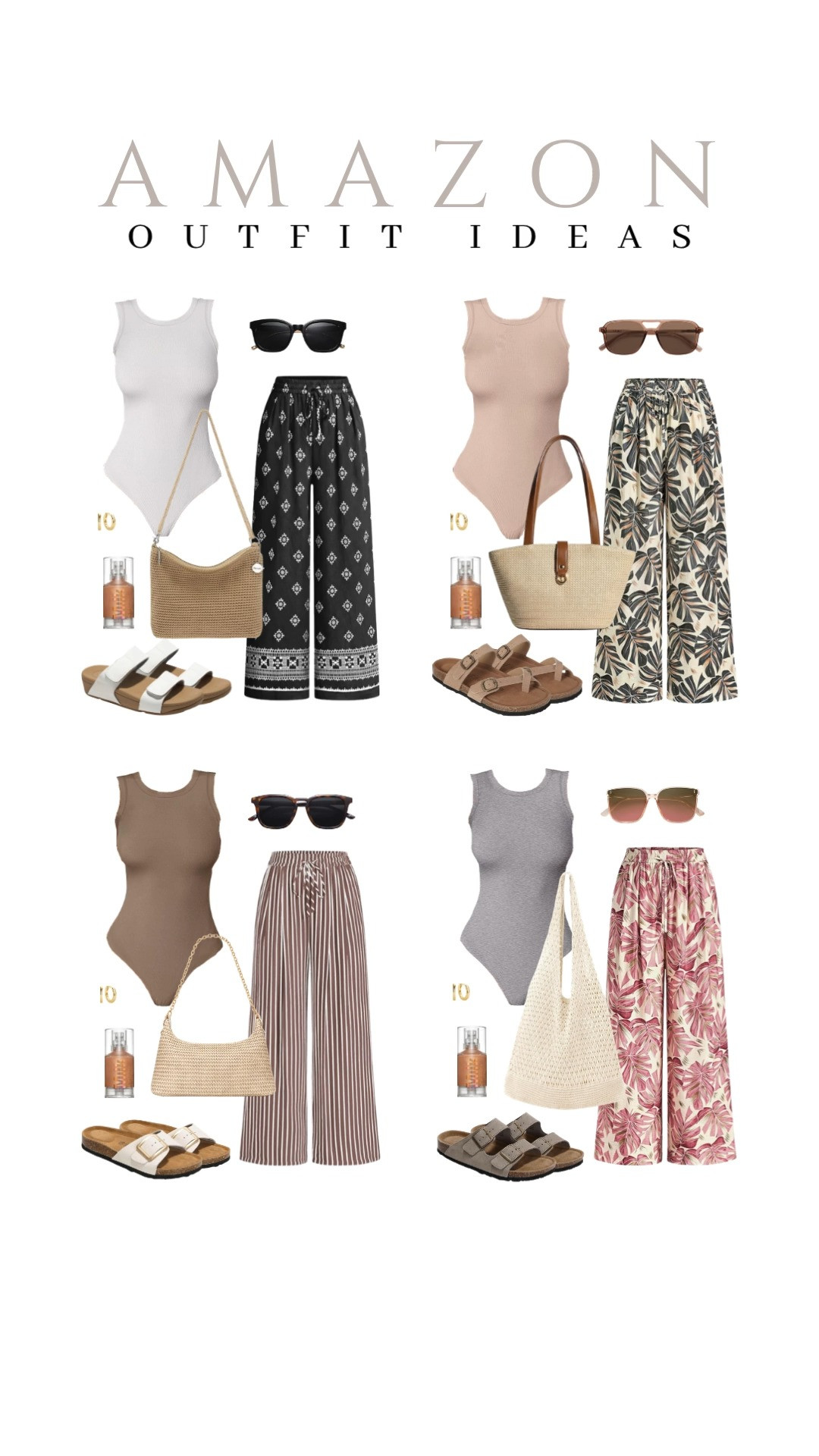 You can easily put together a coordinated look with these base pieces. Look at these five outfit ideas I styled that offer balanced, chic combinations.  

 