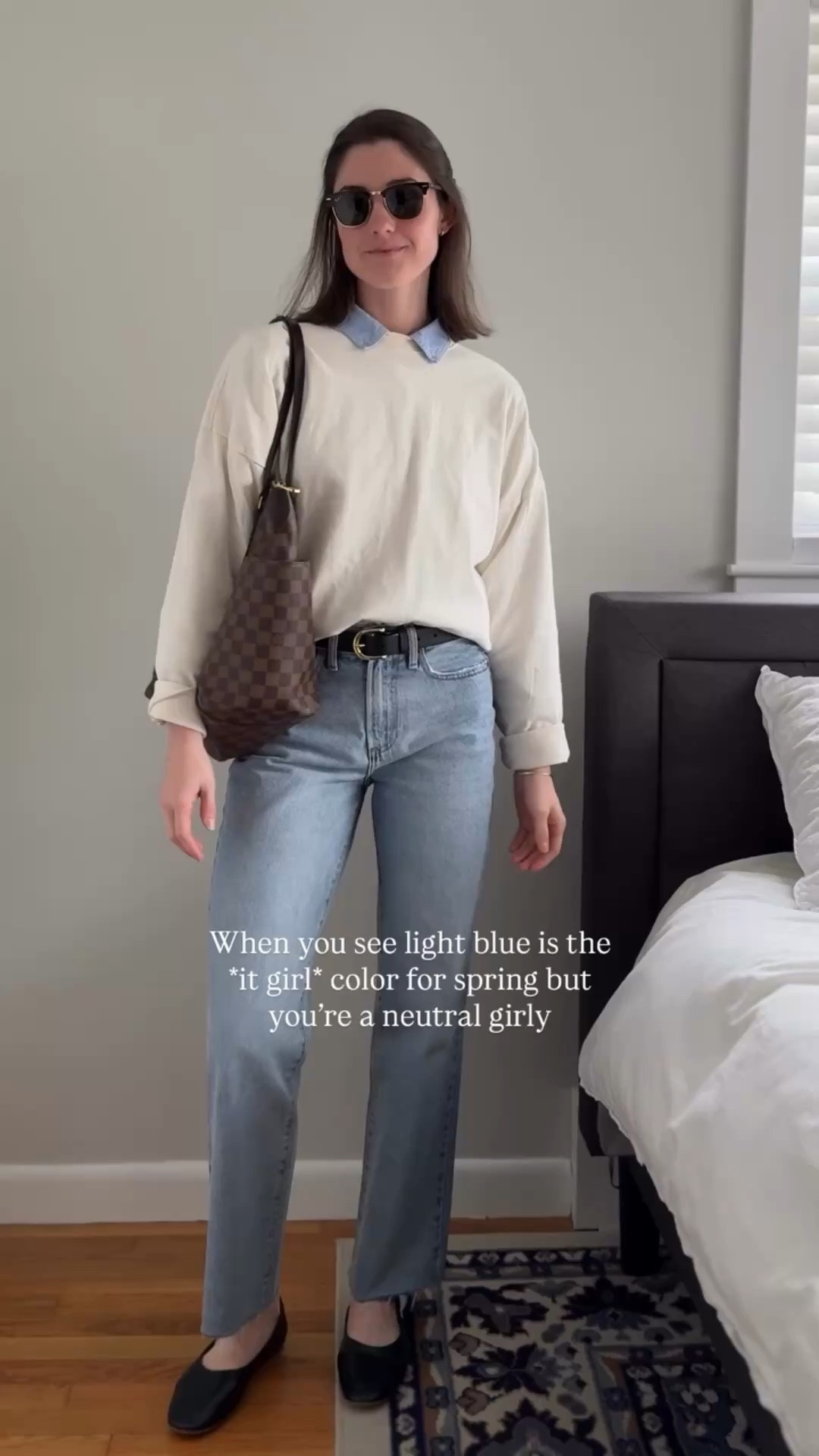 Send this to your neutral loving bestie 🤍

Loving this subtle *pop* of light blue when it’s still chilly outside 🤍

#LTKootd #LTKgrwm