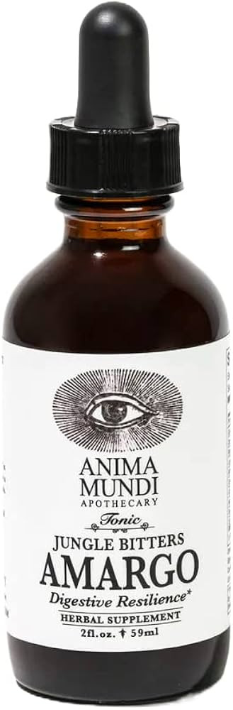 Anima Mundi Apothecary Amargo Digestive Bitters - Herbal Digestive Bitters Tonic - Digestive Bitt... | Amazon (US)