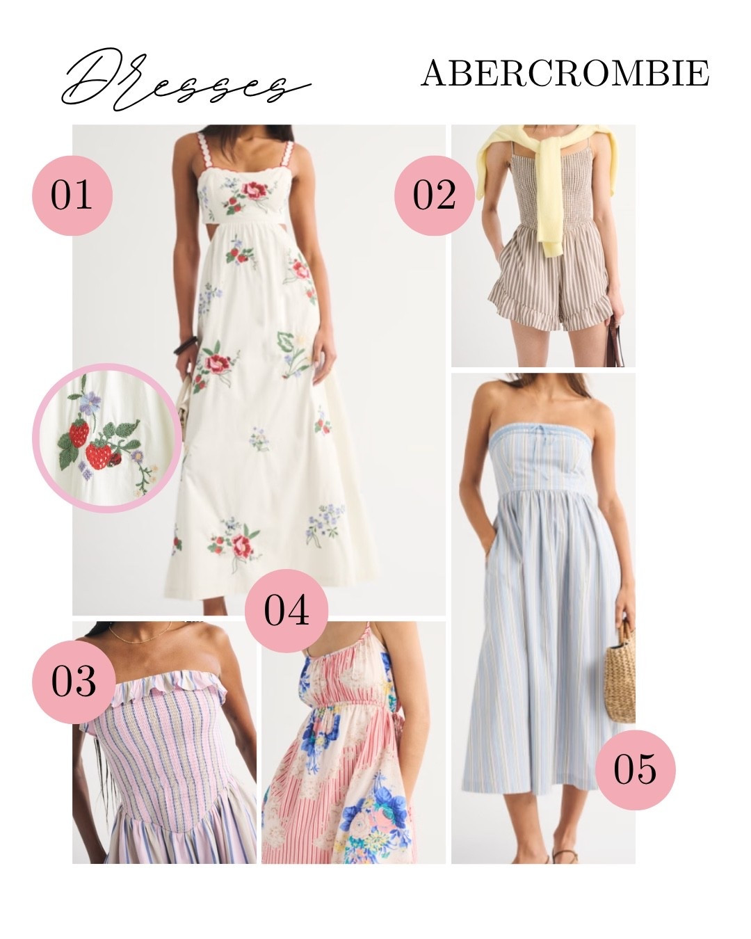 These dresses from Abercrombie are easy, flattering, and go with every plan.  An effortless look! 🌸💕

#LTKMidsize #LTKSeasonal