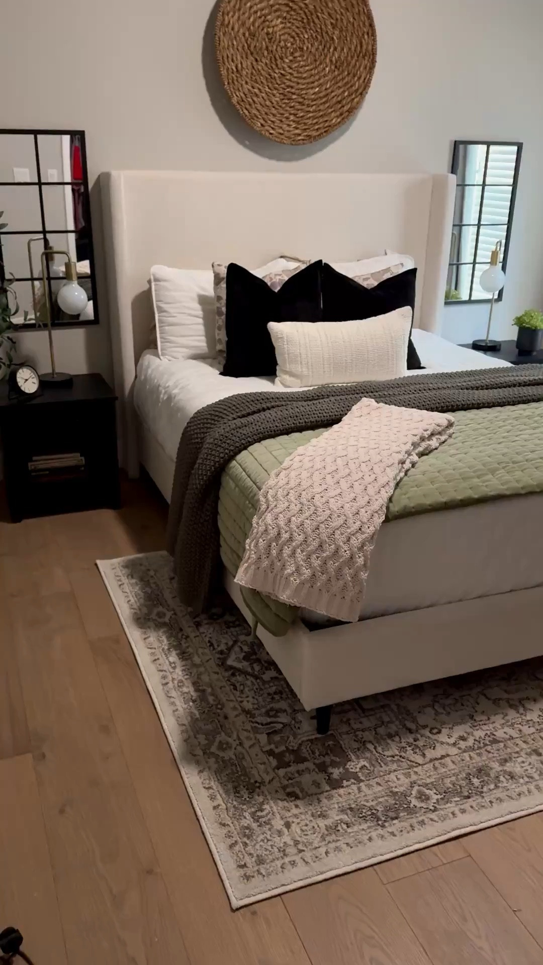 This upholstered bed is so good and is a great pottery barn dupe.  Bedroom decor, home decor 

#LTKdayinmylife #LTKSeasonal #LTKHome