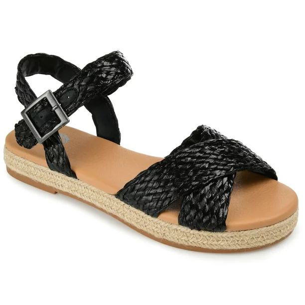 Brinley Co. Womens Raffia Espadrille Sandal | Walmart (US)