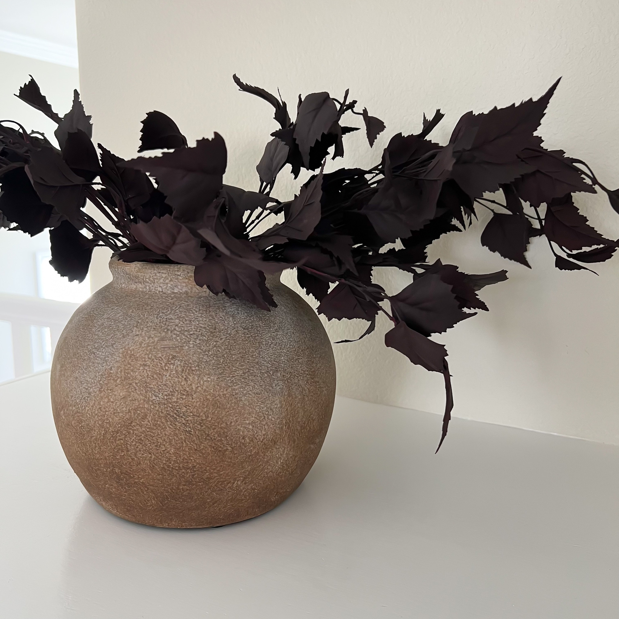 DIY fall stems for under $20! 

Fall florals, purple stems, round vase, textured vase, brown vase, spray paint 

#LTKhome #LTKSeasonal