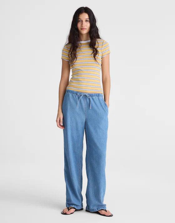Pull-On Jeans in Airy Denim | Madewell