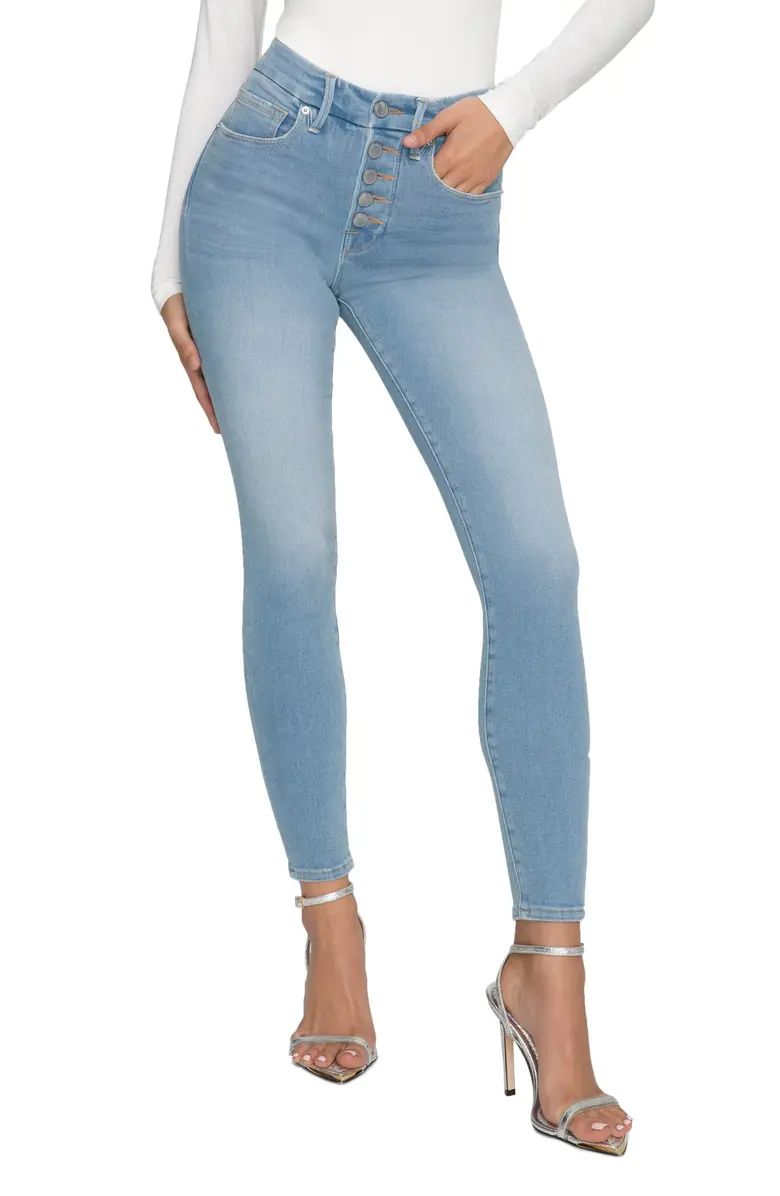 Good Legs Button Fly Ankle Skinny Jeans | Nordstrom