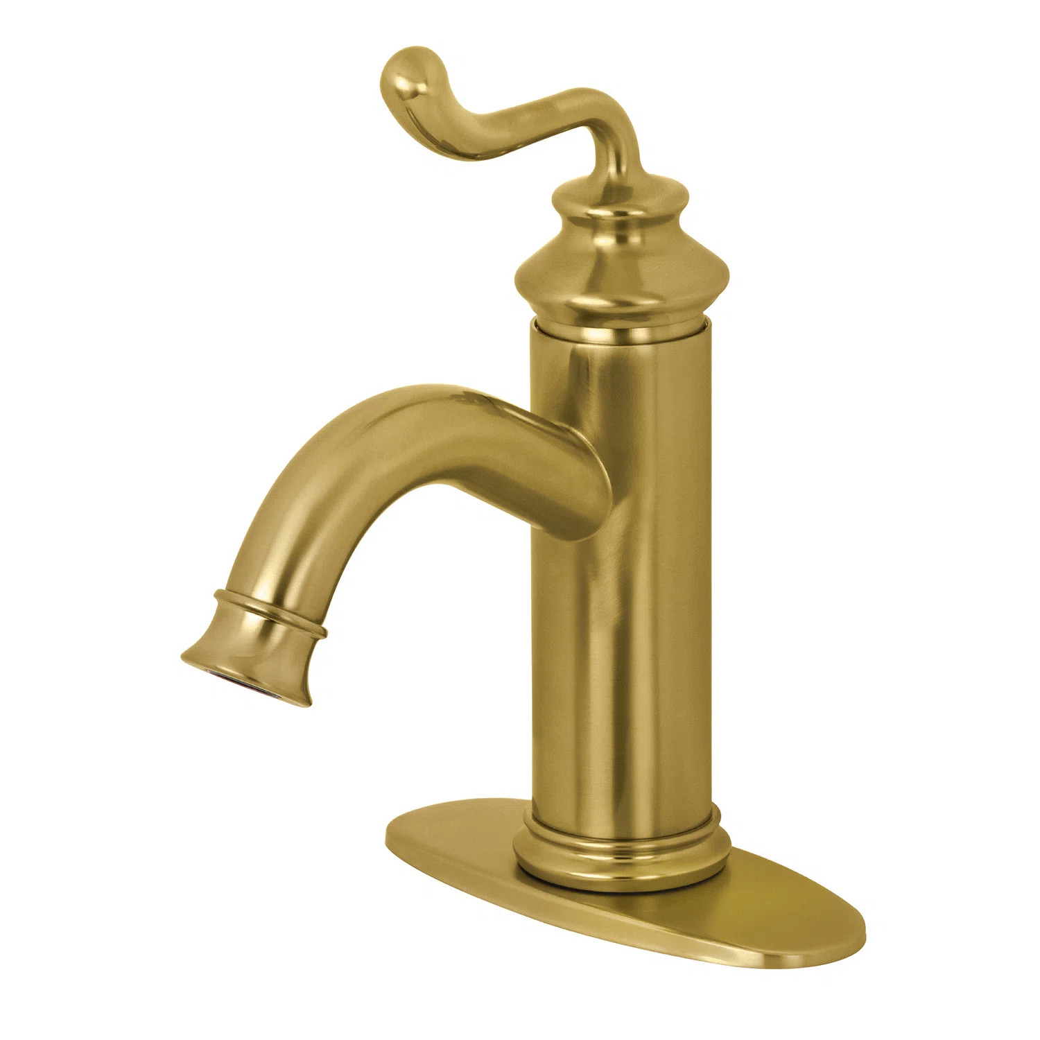 Kingston Brass Royale Single-Handle 1-Hole Deck Mount Bathroom Faucet with Push Pop-Up LS5413RL | Wayfair North America