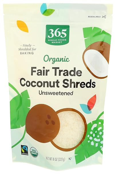 365 by Whole Foods Market, Organic Shredded Coconut, 8 Ounce | Amazon (US)