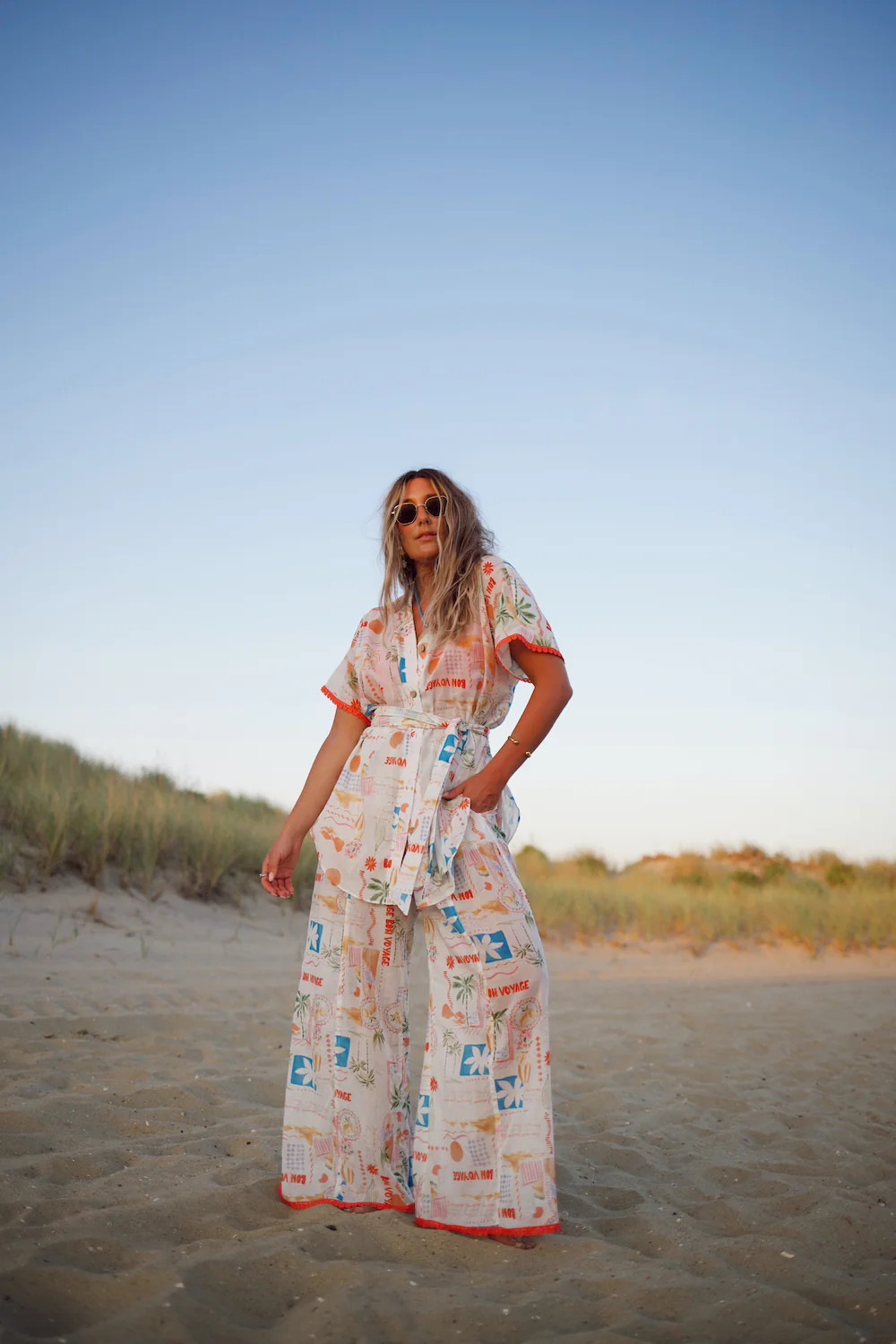 Cotton Voile Cropped Essential Wide Leg Pant - Bon Voyage | How Do You Wear That