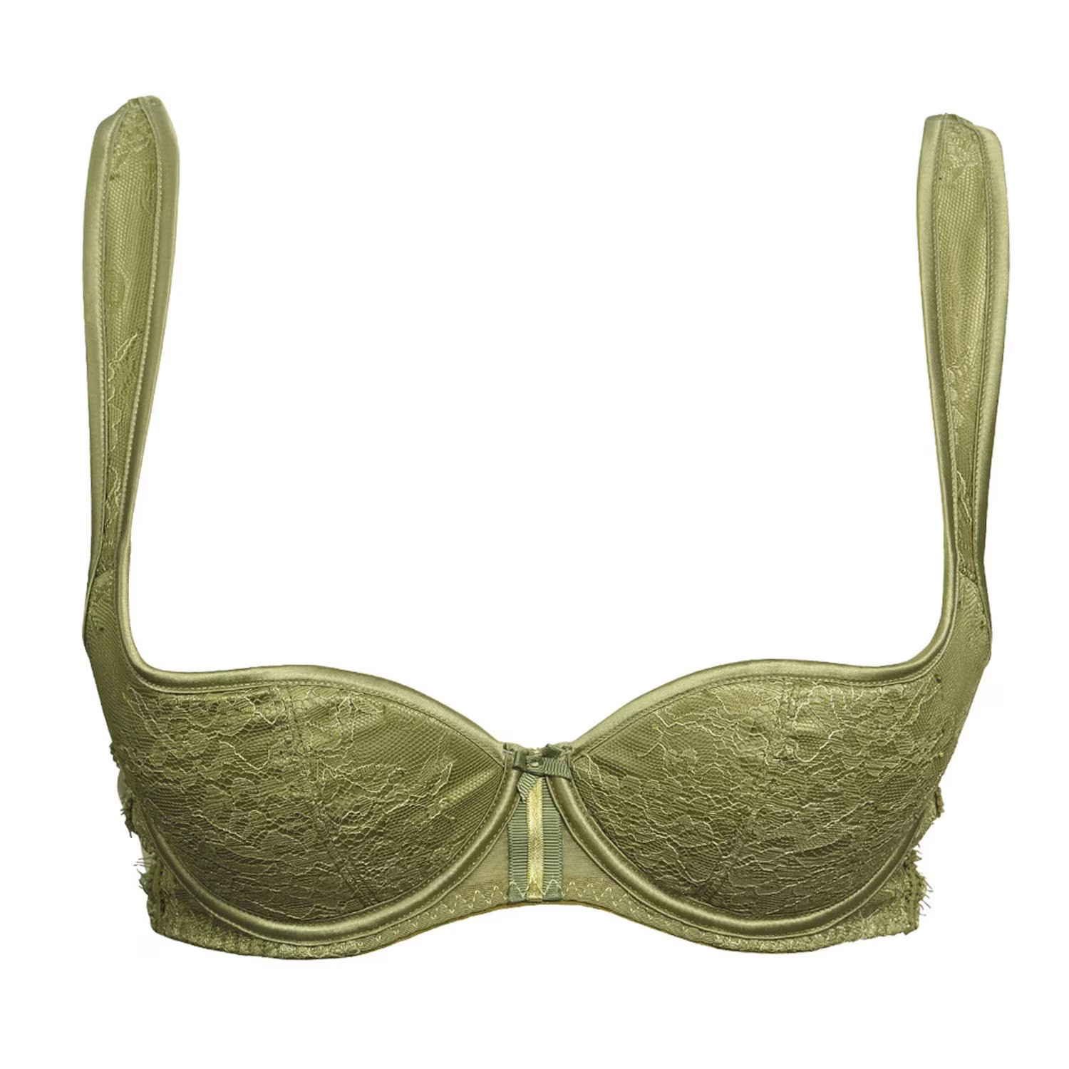 Tara Balconette Bra In Pistachio | Wolf & Badger