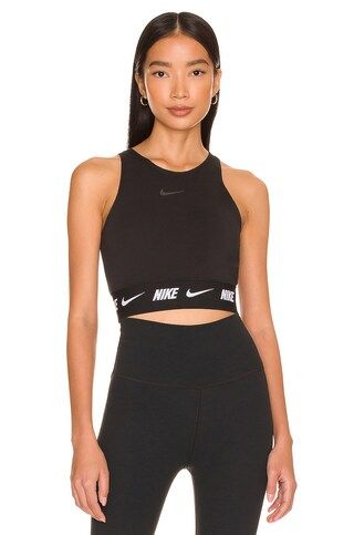 Nike Crop Tape Top en Black from Revolve.com | Revolve Clothing (Global)