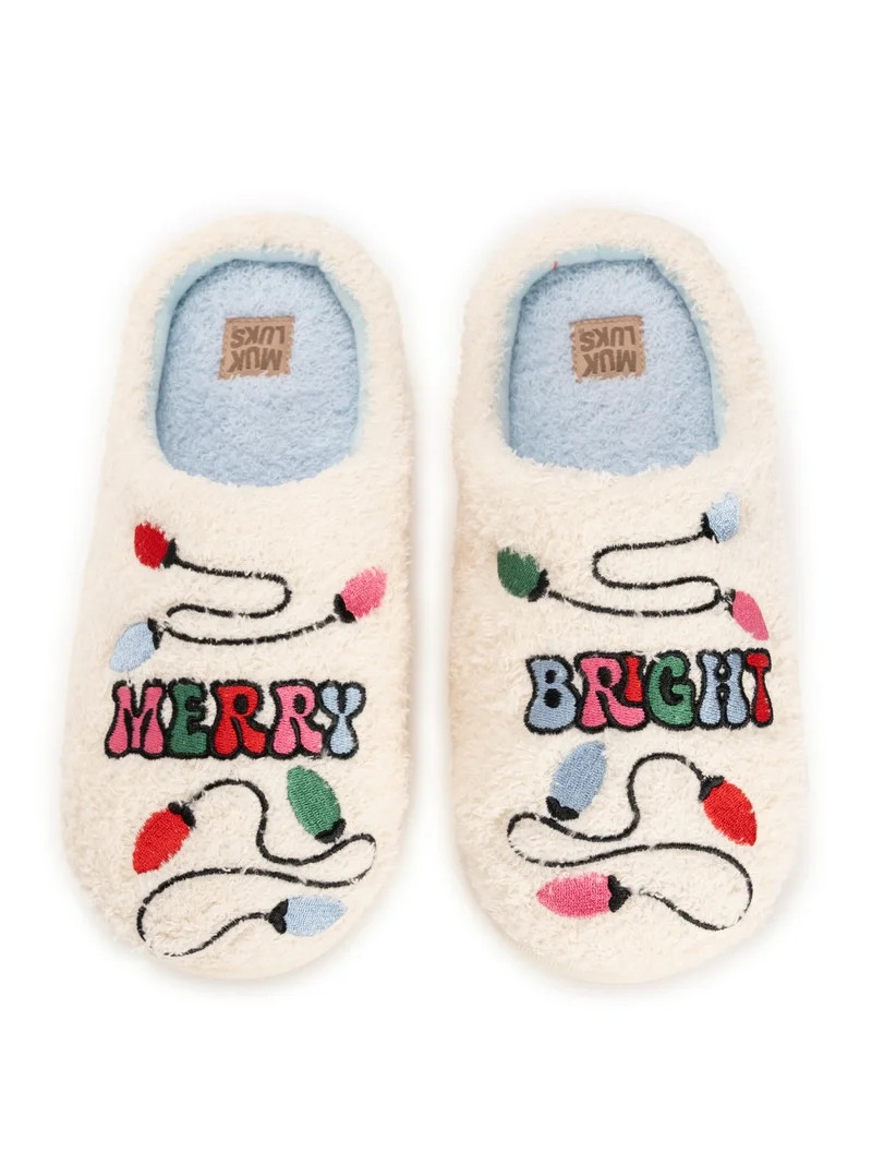 MUK LUKS Women's Cozy Holiday Clog Slipper | Walmart (US)