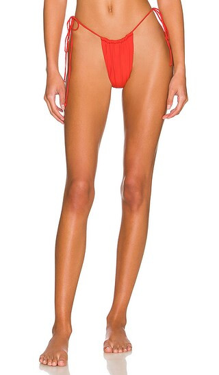 Bixi Bikini Bottom in Coral | Revolve Clothing (Global)