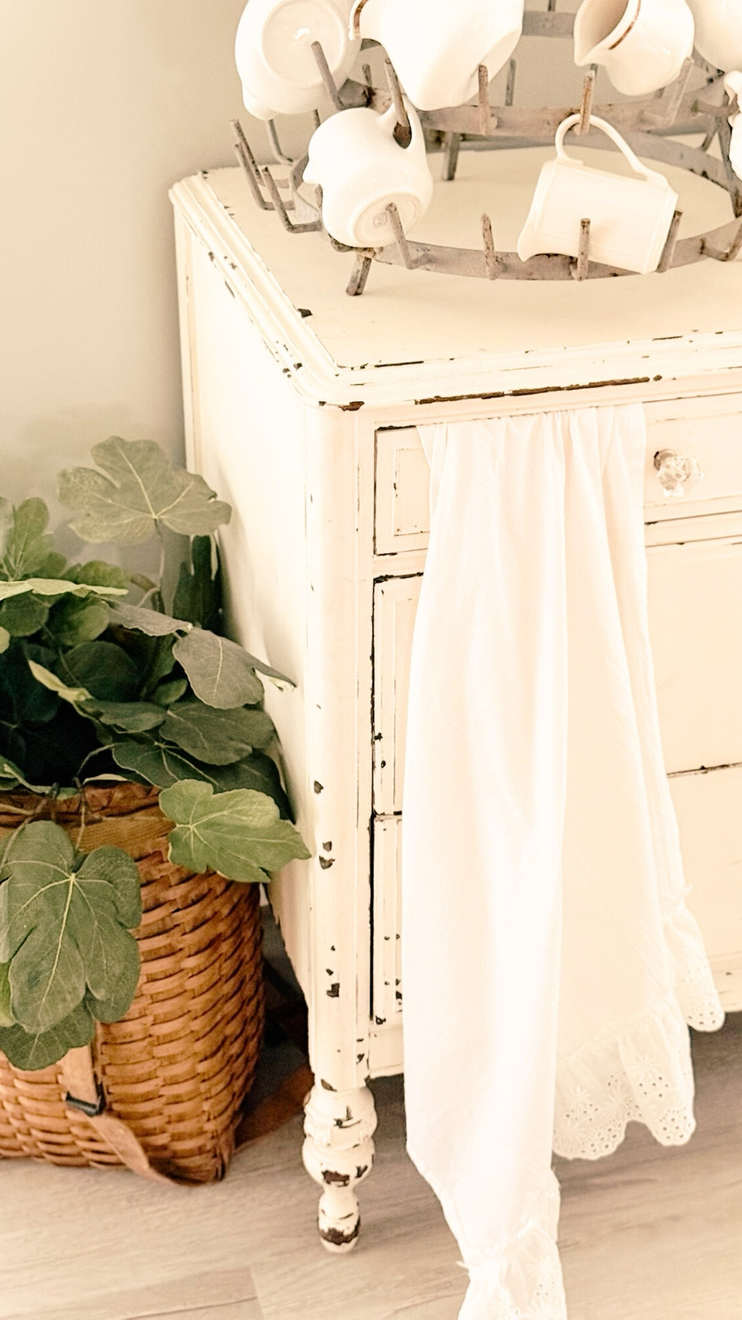 DIY lace dish towels, the perfect addition to a cottage style kitchen! 

#LTKFindsUnder50 #LTKHome