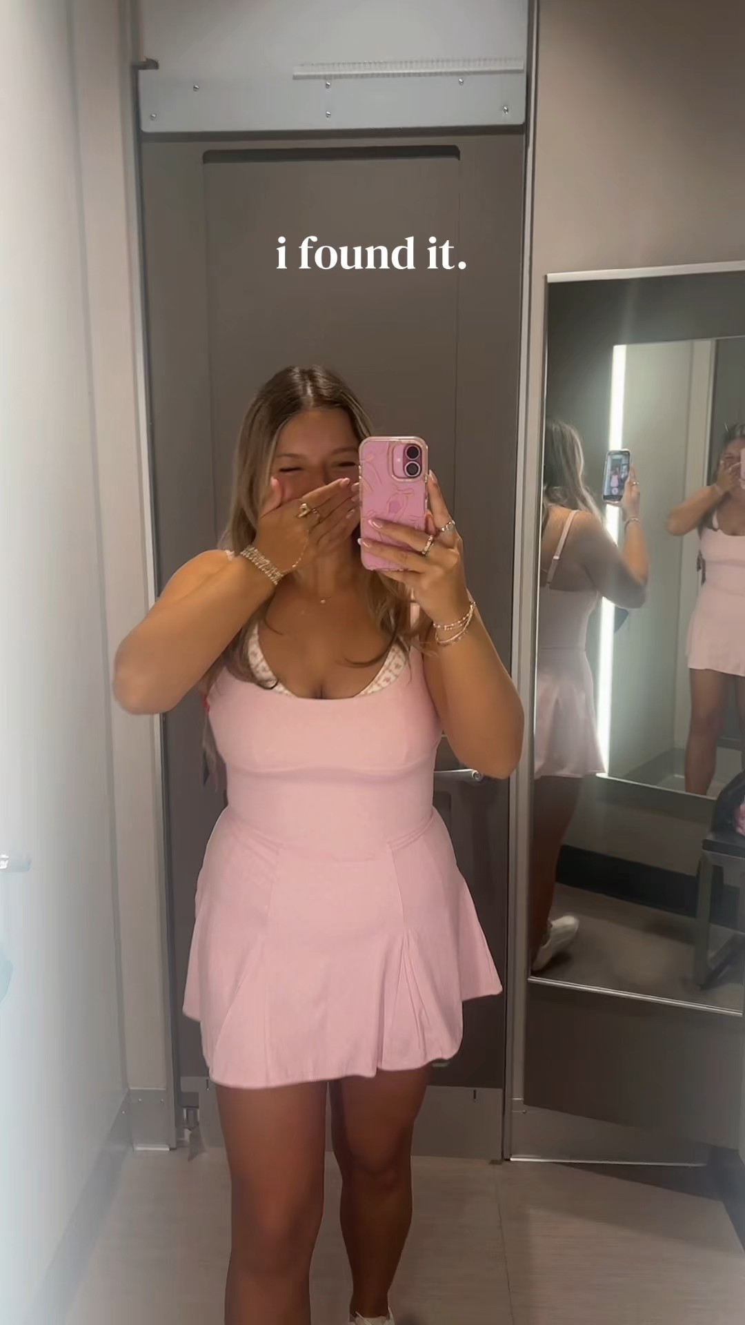 pink polka dot active wear tennis dress summer spring ootd outfit inspo girly 

#LTKBeauty #LTKootd #LTKActive