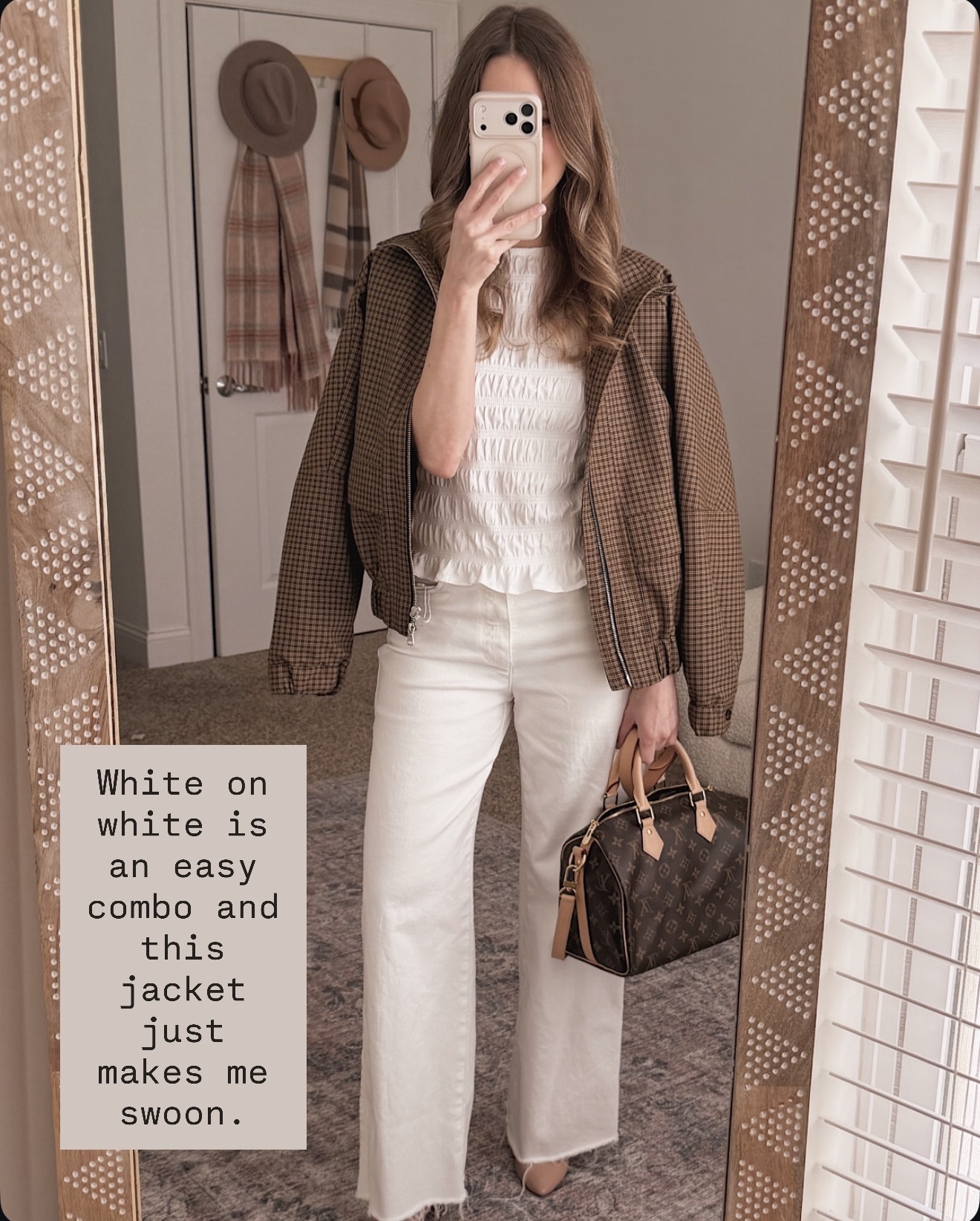 This jacket makes every basic outfit look like I actually tried, and honestly that's exactly what my wardrobe needed.

brown jacket outfit, neutral outfits, casual chic style, workwear blazer, white jeans outfit, fall fashion finds, versatile blazer, effortless style, neutral color palette, casual Friday outfit, transitional pieces, timeless wardrobe staples

#LTKSeasonal #LTKOver40 #LTKMothersDay