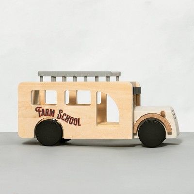 Wooden Toy Farm School Bus - Hearth & Hand™ with Magnolia | Target