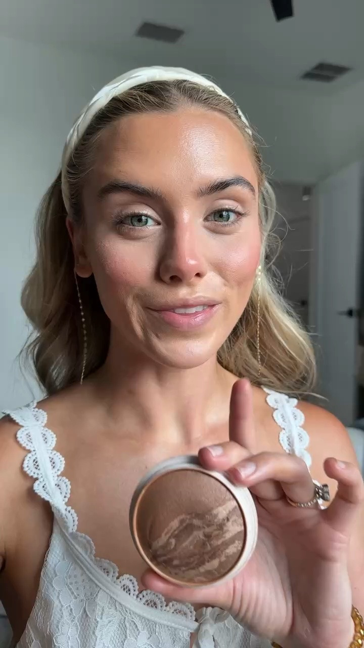 Dibs beauty my code is SLOANE. My favorite product is the dibs beauty baked bronzer in shade Carmel cappuccino but I also love spiced chai. Awaken sun-kissed skin with DIBS Beauty's Duet Baked Bronzer, a talc-free duo with jojoba, macadamia & hibiscus oil for a bronzed, blurred rolling glow @dibsbeauty             @ulta

#LTKgrwm #LTKselfcare #LTKBeauty