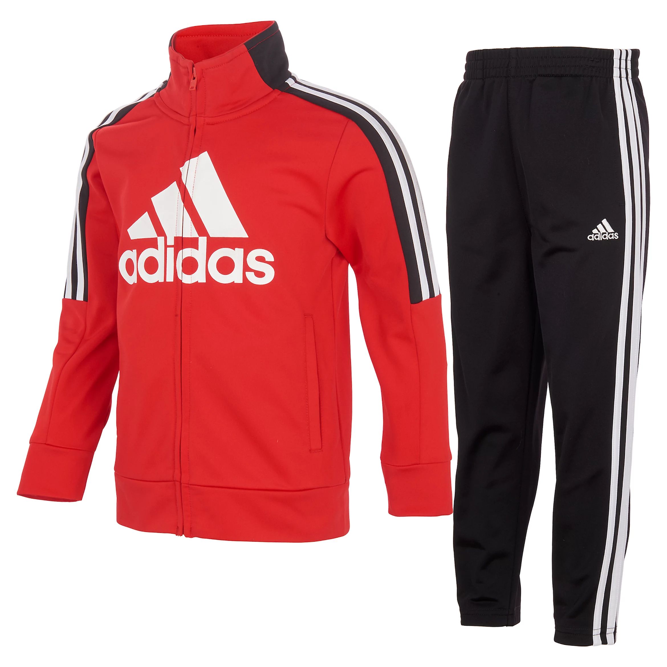 Toddler Boy adidas 3 Stripe Tricot Track Jacket & Pants Set | Kohl's