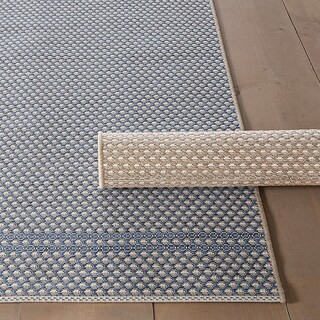 Burke Indoor/Outdoor Rug - Denim, 2' x 3'11" - Ballard Designs | Ballard Designs, Inc.