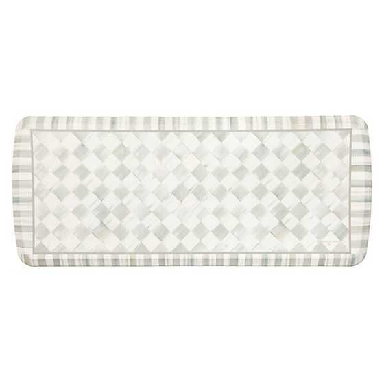 Sterling Check 20" x 48" GelPro Comfort Mat | MacKenzie-Childs