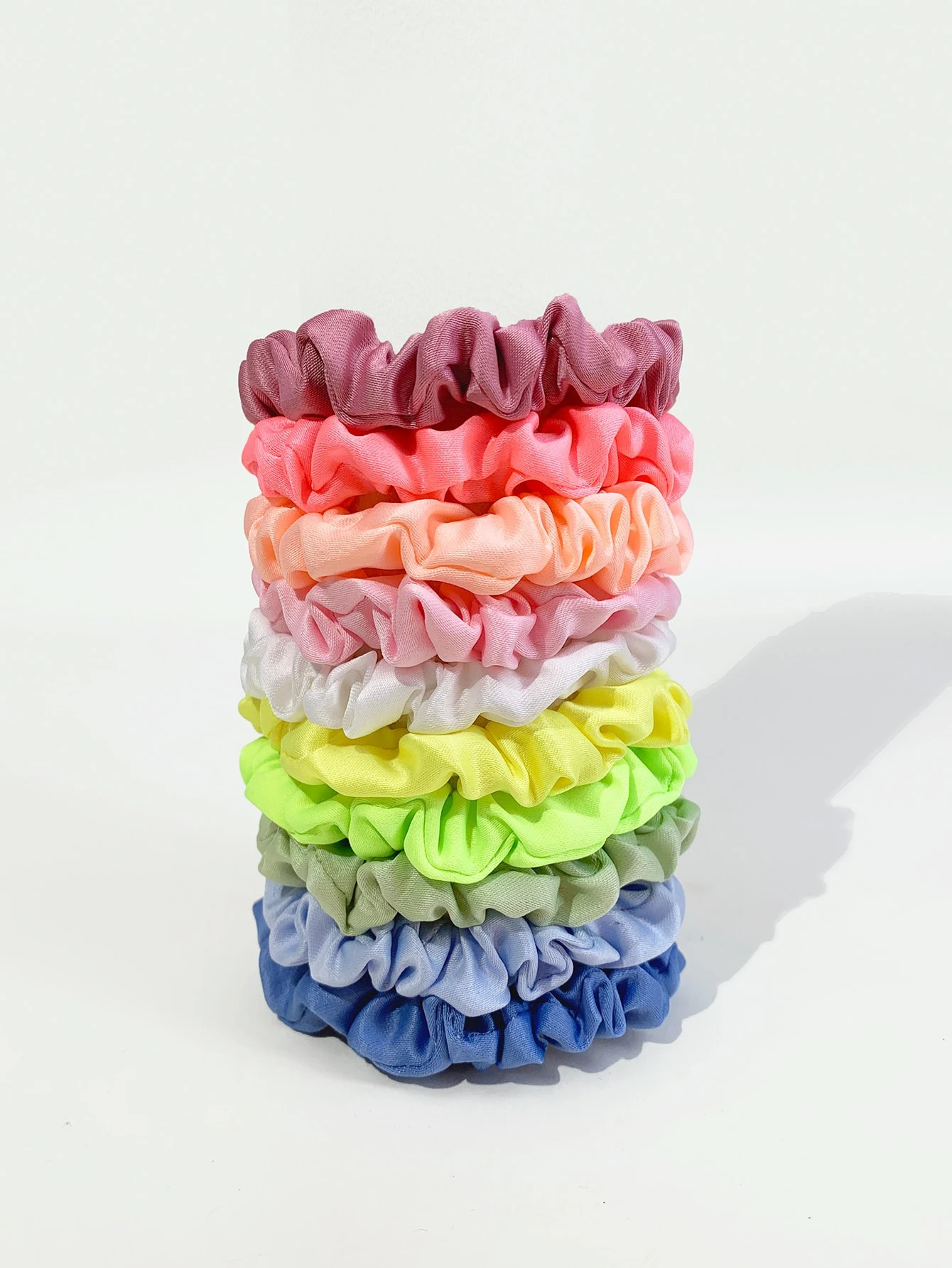 10pcs Solid Hair Tie | SHEIN