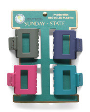 4pk Jewel Tone Jaw Clips | Hair Care & Accessories  | Marshalls | Marshalls