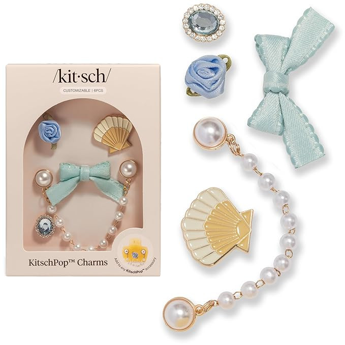 Kitsch KitschPop™Charm Sets – Interchangeable Charms For Hair Clips, Hair Brushes | Durable A... | Amazon (US)
