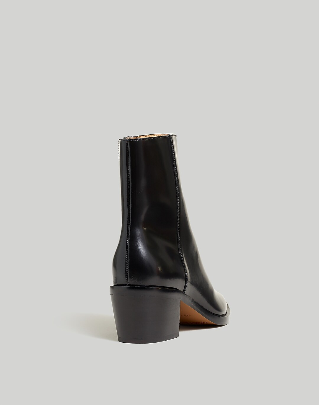 The Darcy Ankle Boot in Shiny Leather | Madewell