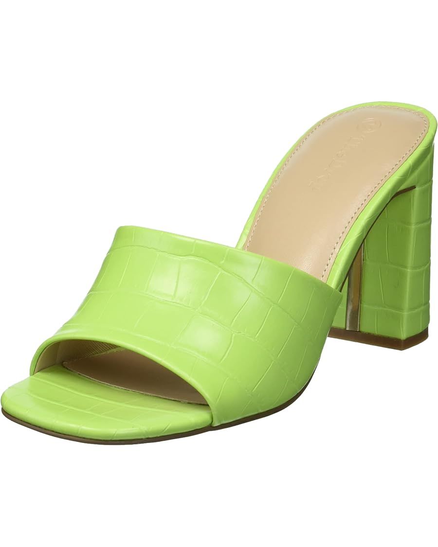 The Drop Women's Pattie High Block-Heeled Mule Sandal | Amazon (US)
