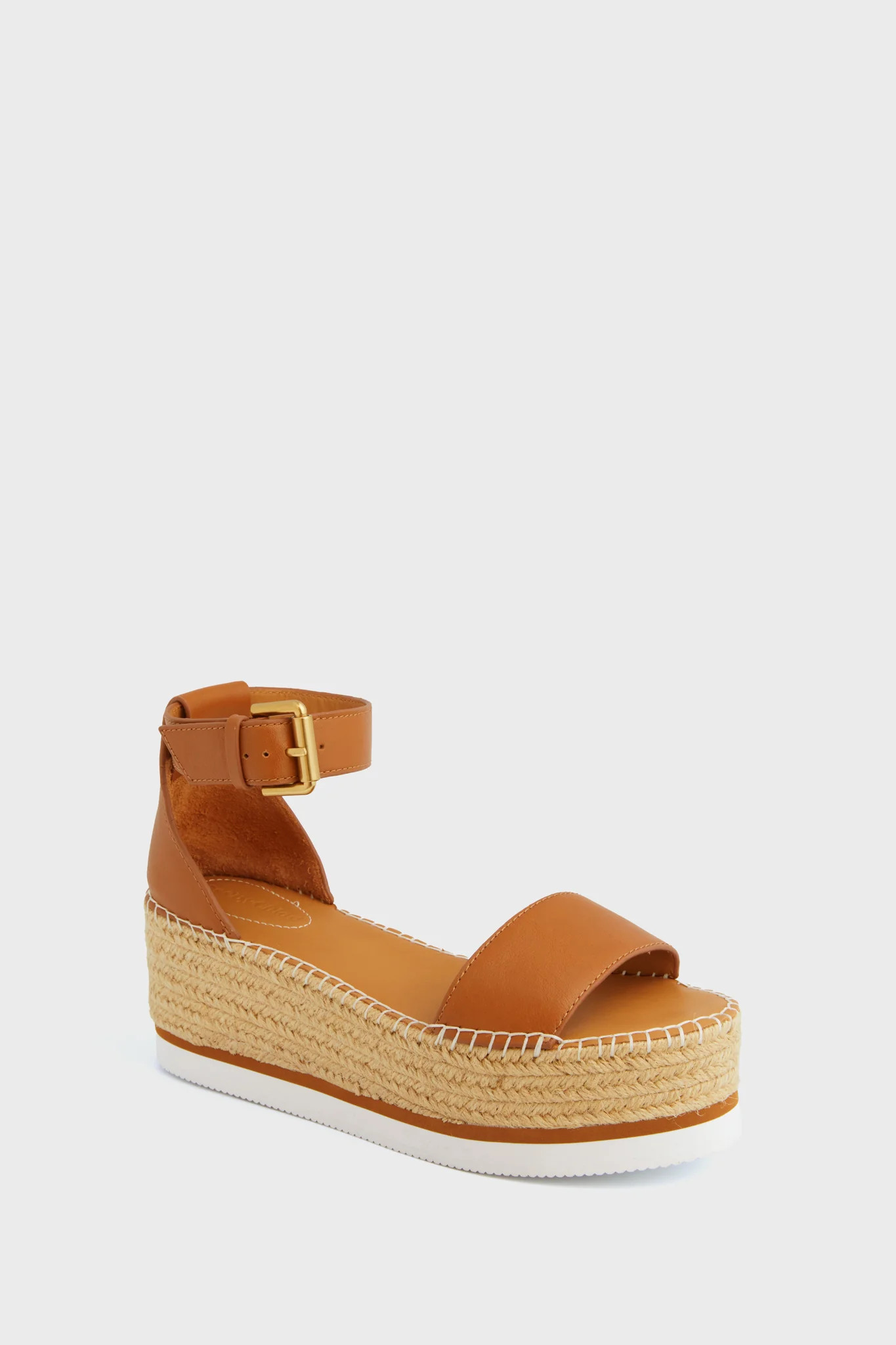 Tan Glyn Leather Espadrille Sandals | Tuckernuck (US)