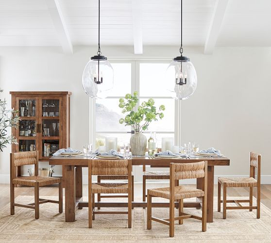 Reed Extendable Dining Table (73"-115") | Pottery Barn (US)