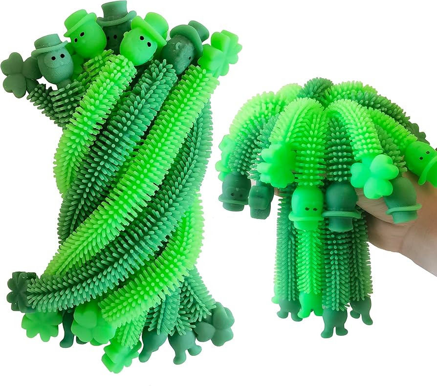 36 Pack St Patrick's Day Stretchy Strings Sensory Fidget Toys Pack Autism Toys Great for Kids Gir... | Amazon (US)
