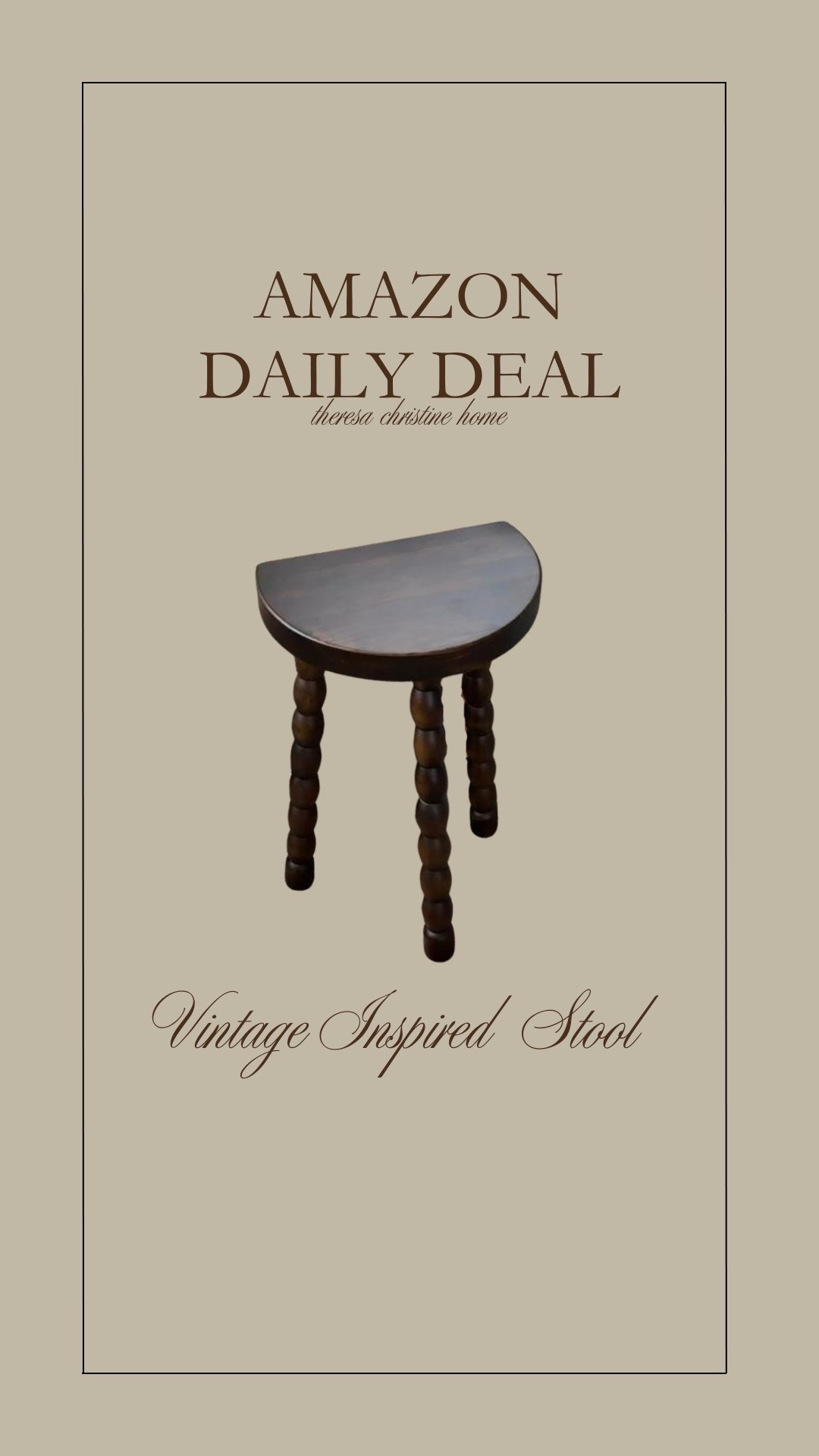 Vintage inspired stool under $50. I paid way more for mine on Etsy

#LTKHome