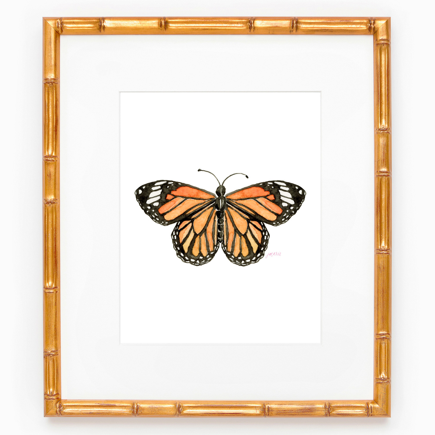 Monarch Butterfly Watercolor Art Print (Vertical & Horizontal Available) — Simply Jessica Marie | Simply Jessica Marie