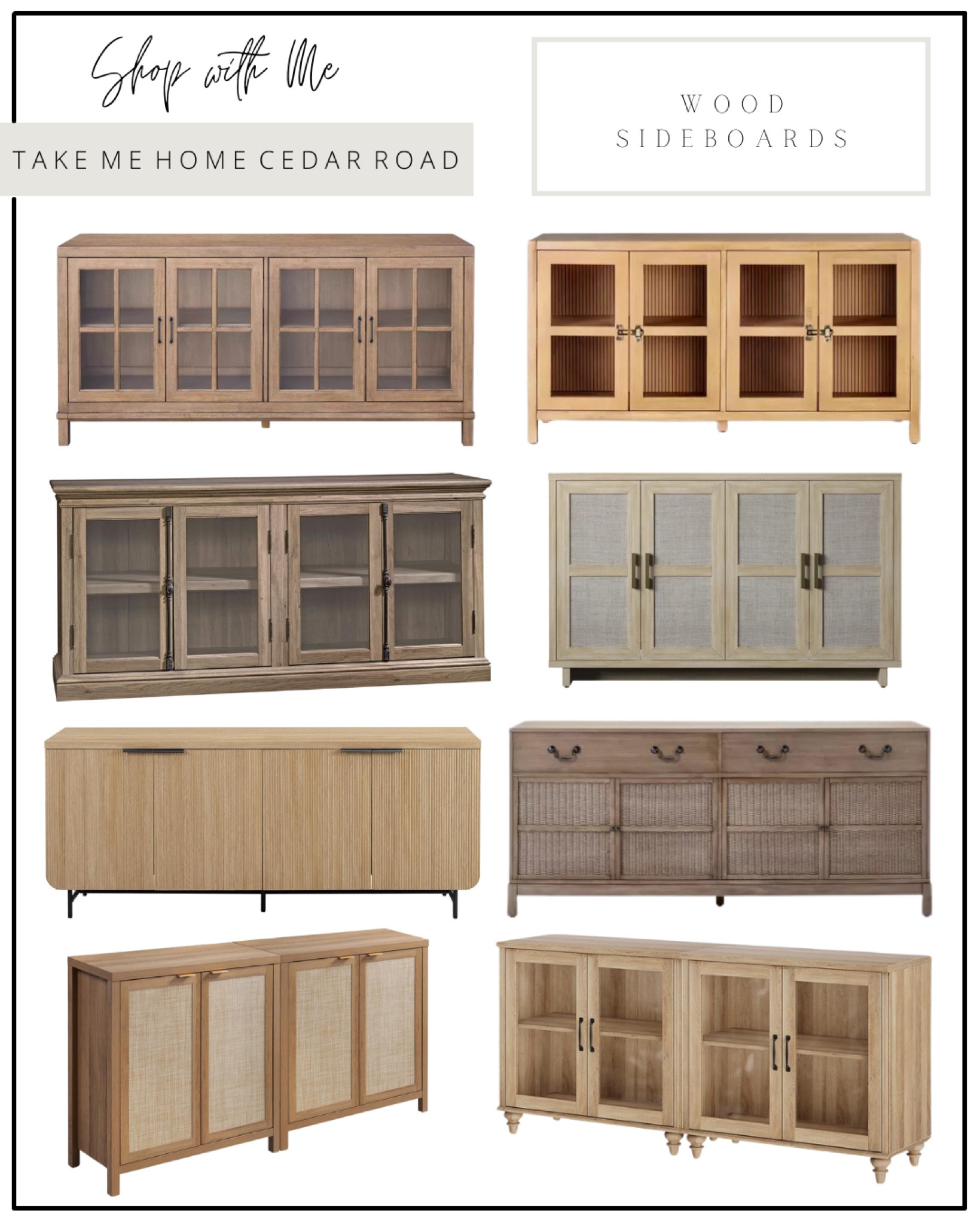 SIDEBOARD FINDS - wood look sideboards

So many good ones! A lot under $500!

Sideboard, buffet, credenza, tv stand, dining room,
Living room, Amazon, target, wayfair 

#LTKhome #LTKsalealert