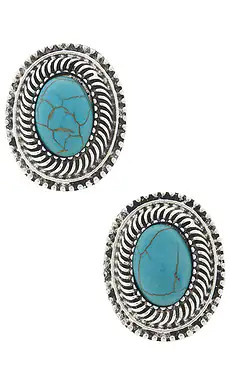 Lovers and Friends Mave Earring in Turquoise from Revolve.com | Revolve Clothing (Global)