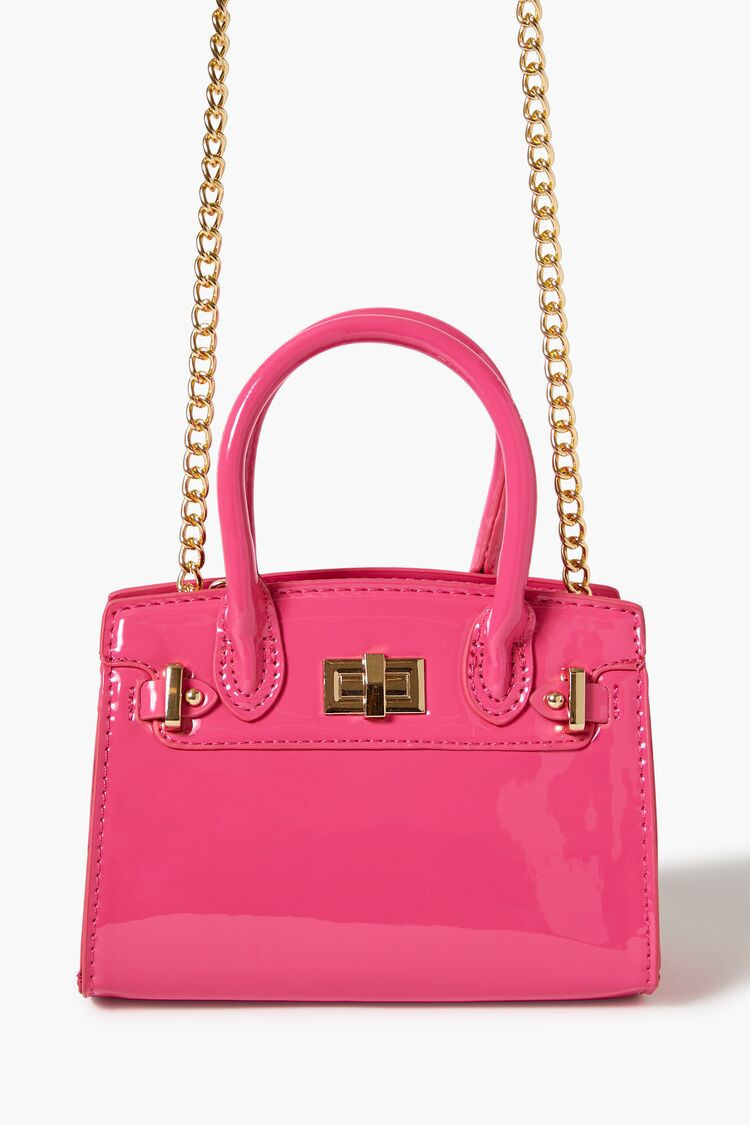 Faux Patent Leather Crossbody Bag | Forever 21 (US)