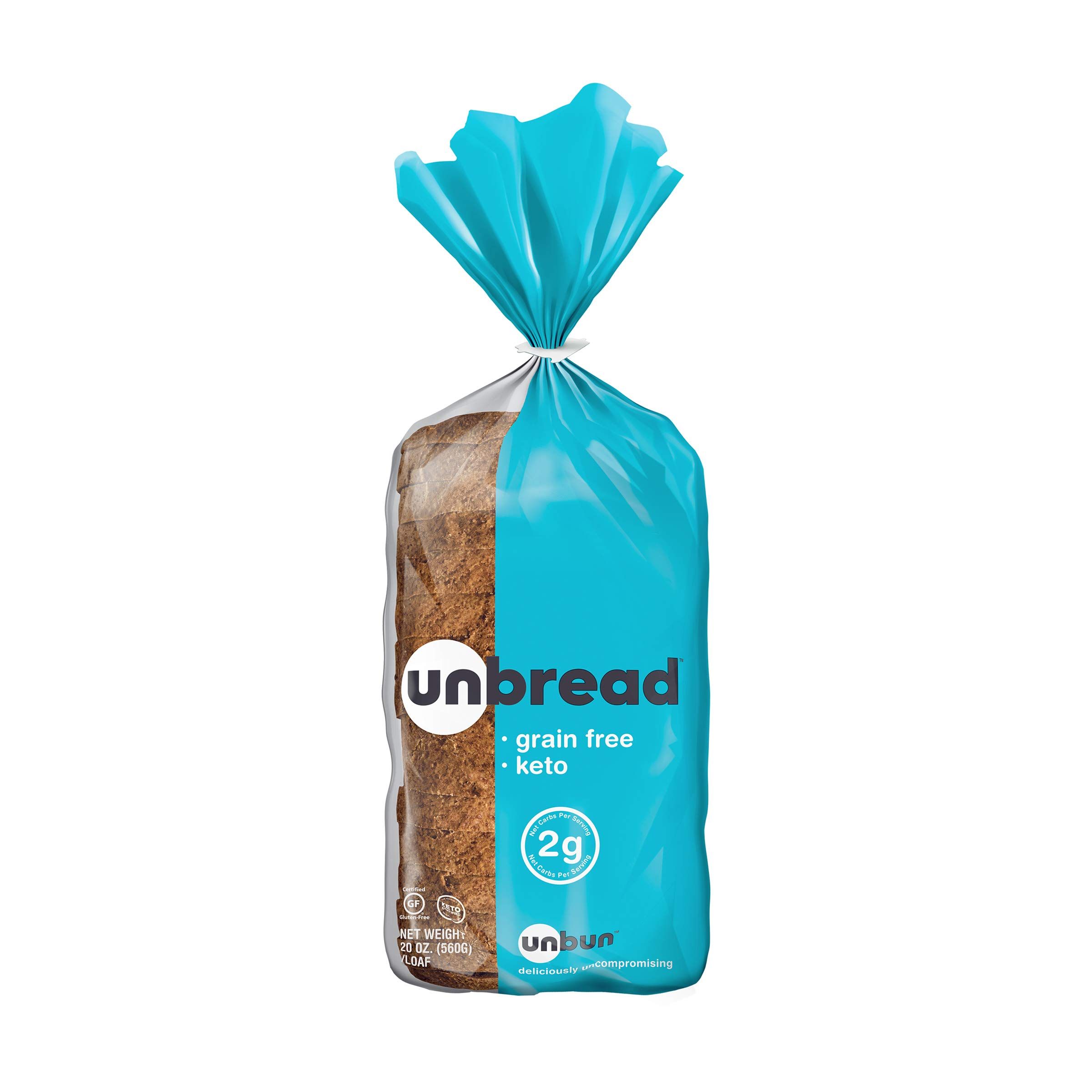 Unbun, Bread Sliced Keto, 18.3 Ounce | Amazon (US)