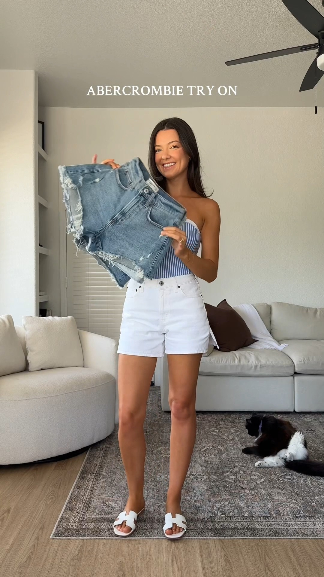 Abercrombie Sale! 🚨 take 30% off all shorts & swim at @abercrombie, 20% off everything else, and an EXTRA 15% with code SHORTSAF 🫶🏼 This is huge!!!!

I’m 5’7”, my waist measures 25” and I wear a size 25” in Abercrombie bottoms and XS in everything else! I love their Curve Love denim, which adds an extra 2” in the hip & thighs while keeping the waist measurement the same! 

#LTKStyleTip #LTKSaleAlert #LTKFindsUnder100