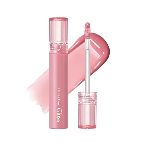 rom&nd Glasting Color Gloss (01 PEONY BALLET) | Kbeauty, Plumping, Glossy, Moisturizng, Natural Color, Long-lasting | Amazon (US)