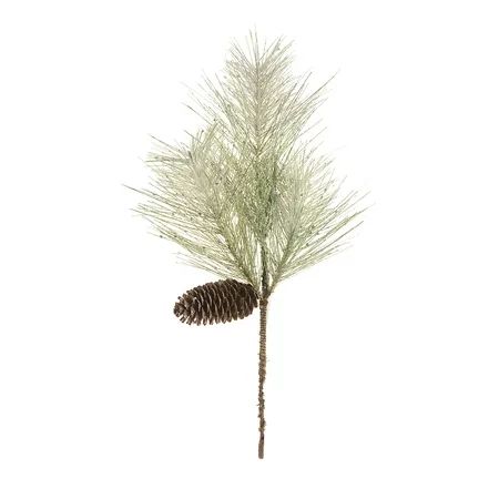 Darice Christmas Floral Pine Spray with Cone PVC 16 Inches | Walmart (US)