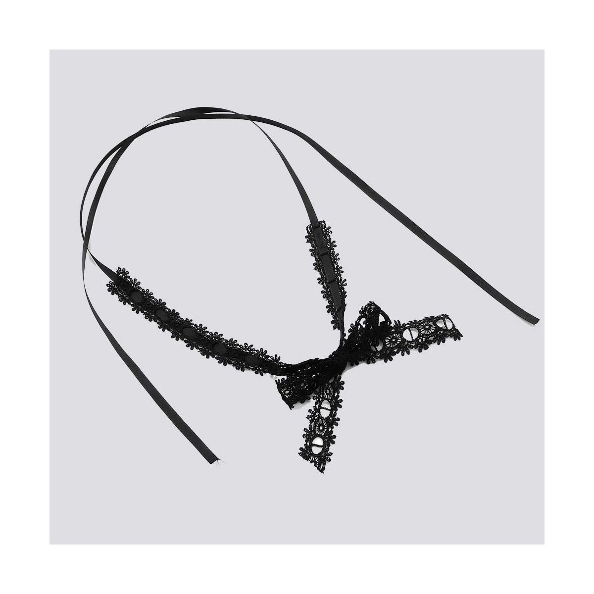 Lace Bow Wrap Necklace - Wild Fable™ Black | Target