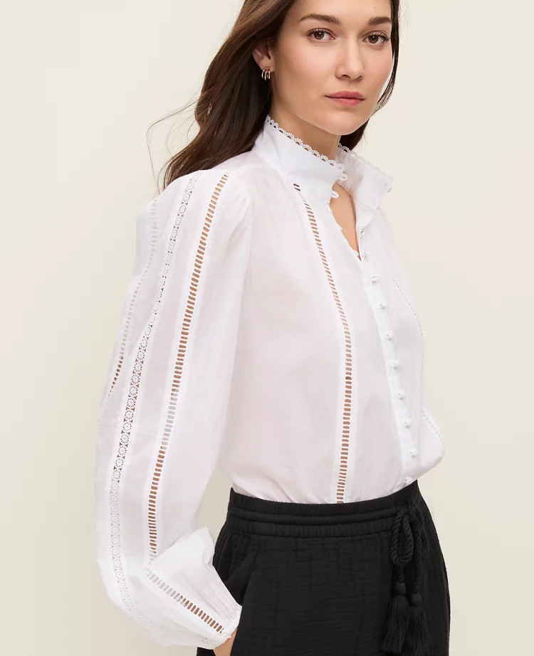 Embroidered Blouse | Ann Taylor