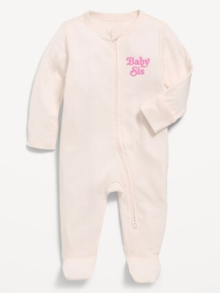 2-Way-Zip Sleep & Play Footed One-Piece for Baby | Old Navy (US)