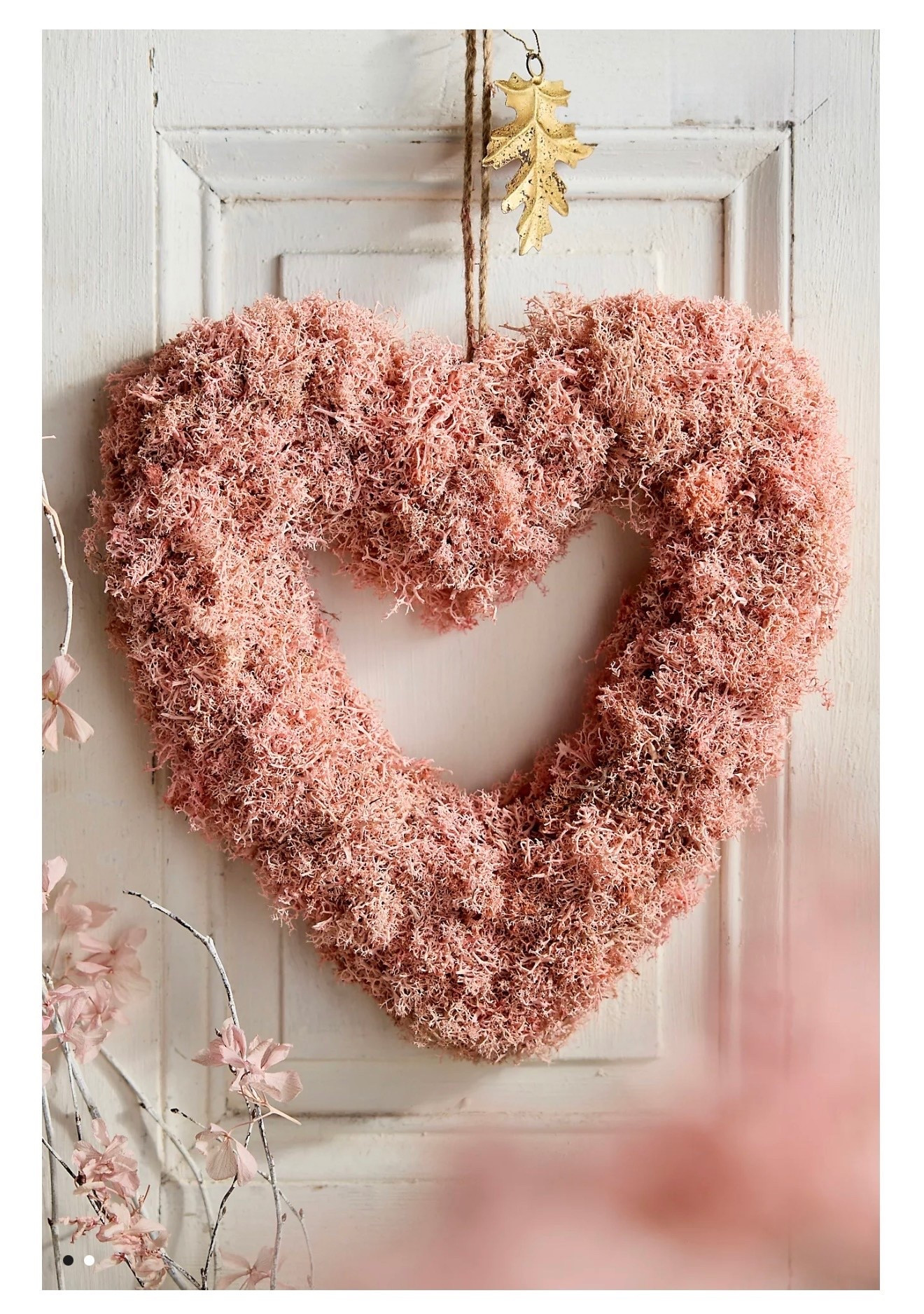 Preserved Reindeer Moss Heart Wreath, Pink

Dried for long-lasting beauty and tinted in a rosy hue, plush reindeer moss forms this heart-shaped wreath

#LTKHoliday #LTKHome #LTKSeasonal