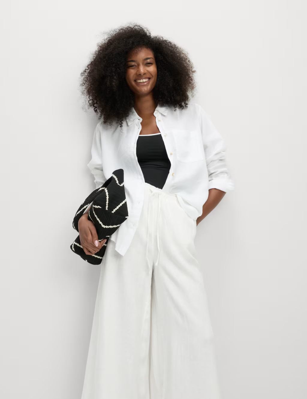 Pure Linen Relaxed Shirt | Marks & Spencer (UK)