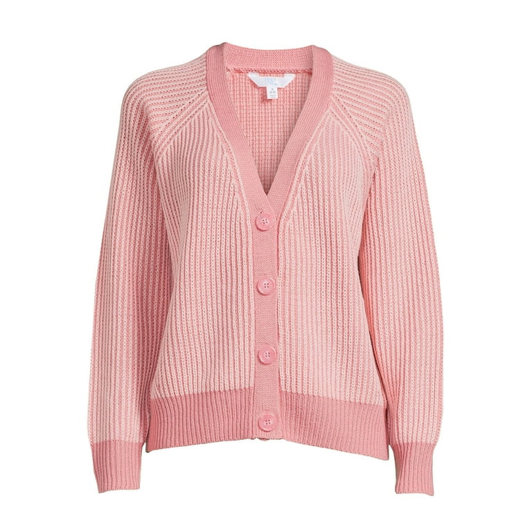 Time and Tru Women's Boyfriend Cardigan - Walmart.com | Walmart (US)
