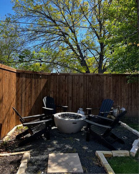 Our firepit! Everything from Amazon! Chairs under $150! 

#LTKhome
