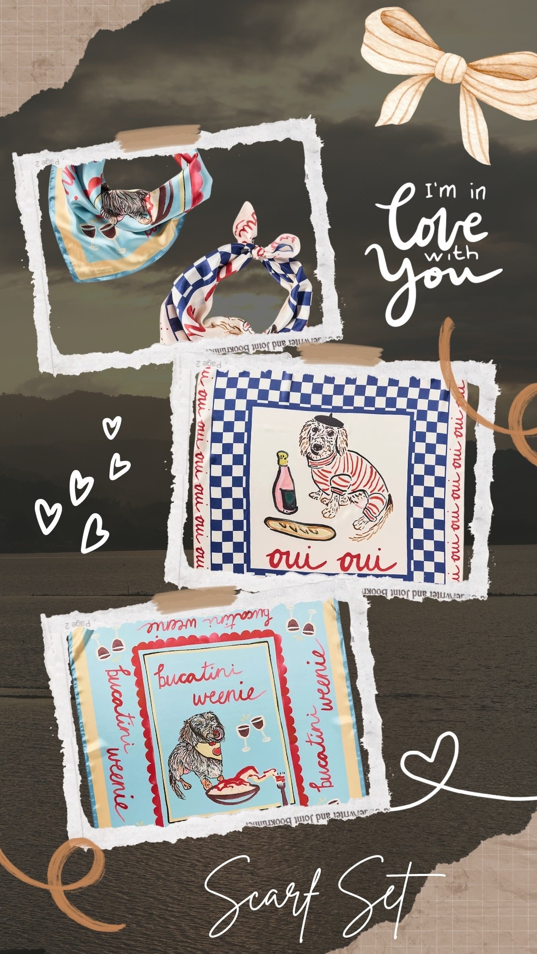 Cute French Scarf Set from Anthropologie! Wear it in your hair, around your neck or on your purse! Multi-purpose!🩷

#LTKstyletip #LTKover50style #LTKpartywear