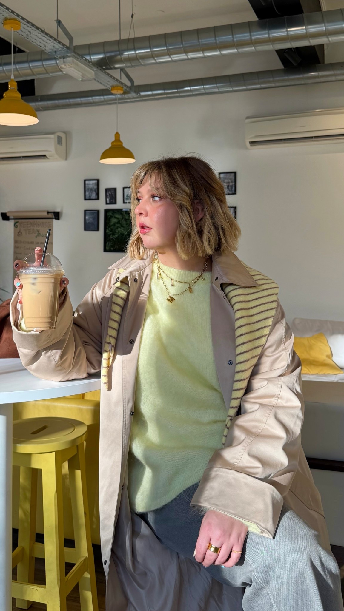 Yellow spring outfit x